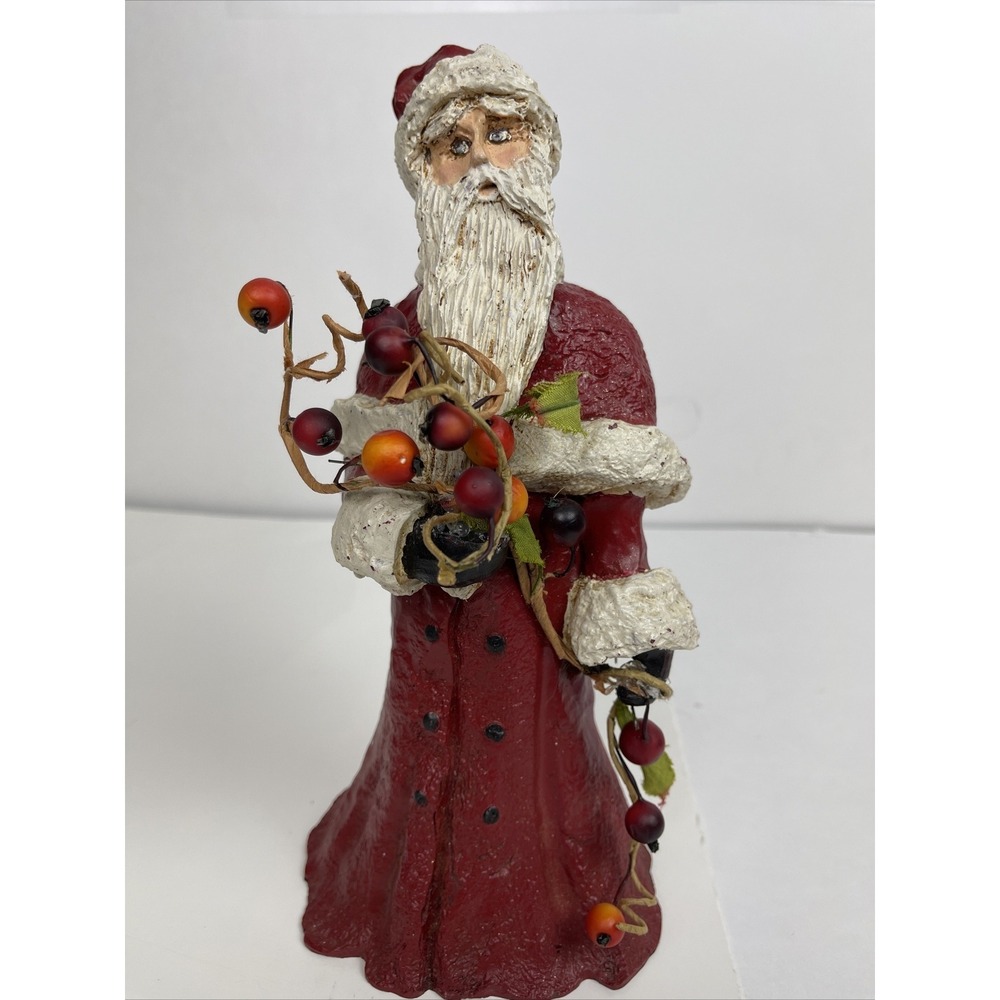 Vintage Handmade Santa‎ With Signature